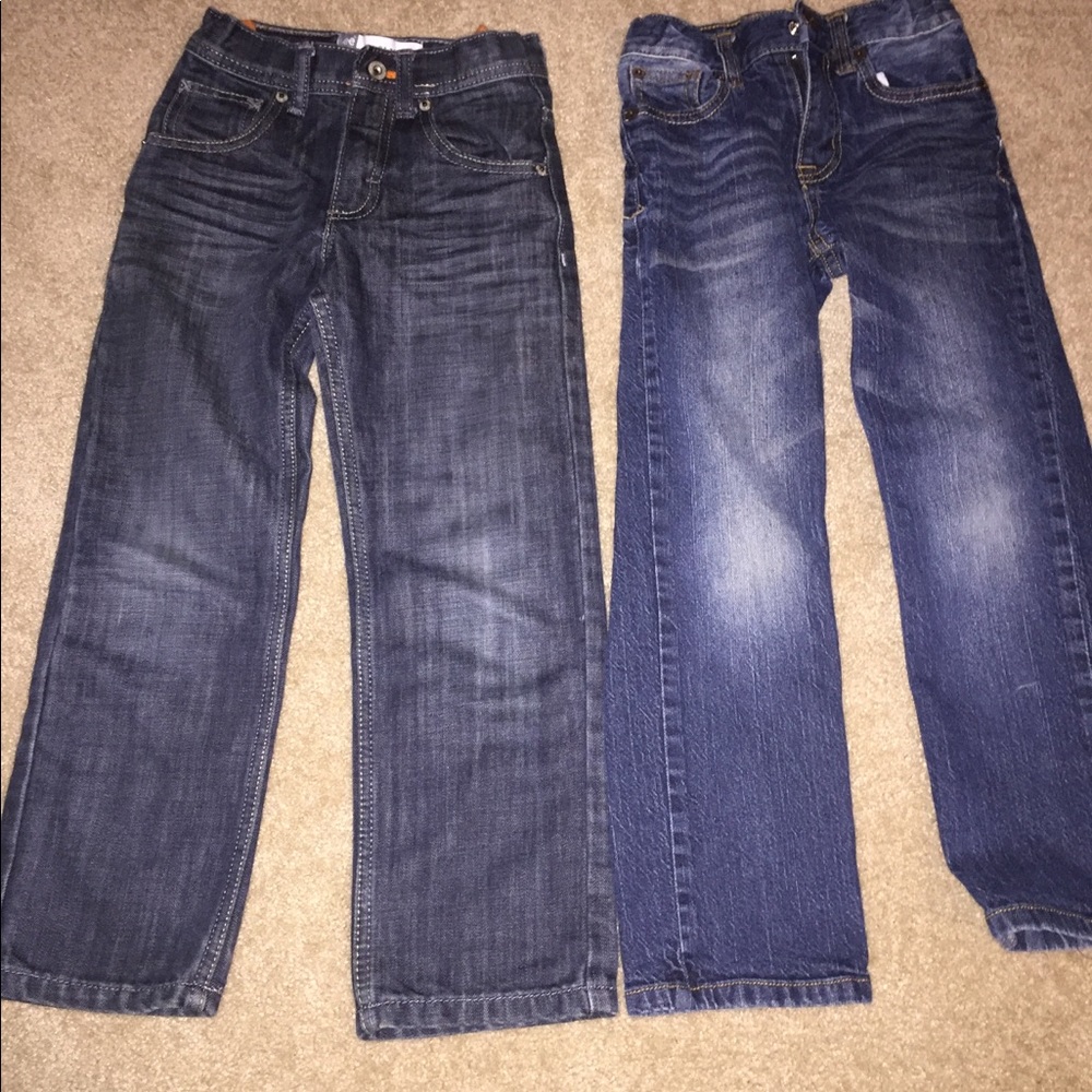 Two Pair Boys size 6 jeans